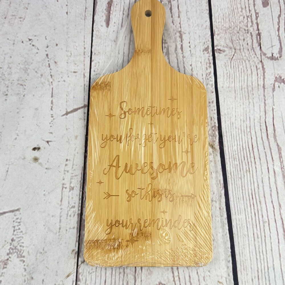 Cutting Board Birthday Gift Decorations for Women Men Inspirational Quote
